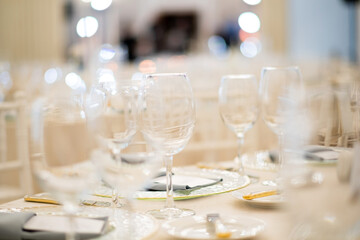 Beautiful decoration of the wedding holiday