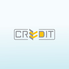 Fototapeta na wymiar logo for a tech centric consumer credit service