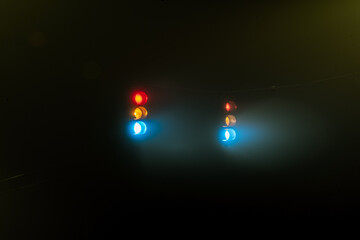 traffic light fog