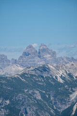 a canyon with a mountain in the background