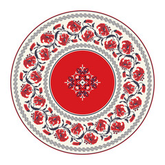 Ukrainian embroidery design element 11