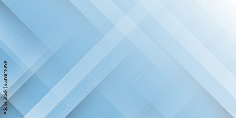 Wall mural modern abstract background with tilt diagonal lines soft white blue gradient pastel color