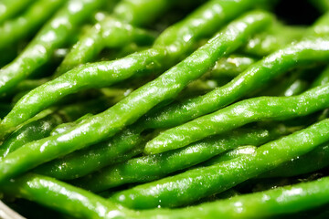 green beans, a healthy vegetable food, freshly harvested, farm produce