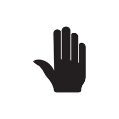 hand icon logo vector design template