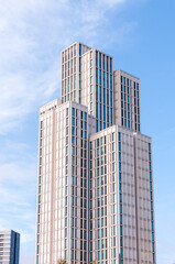Fototapeta na wymiar New housing development E20 in Stratford City, London, United Kingdom, October 16, 2022