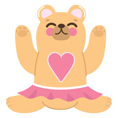 cute bear cartoon