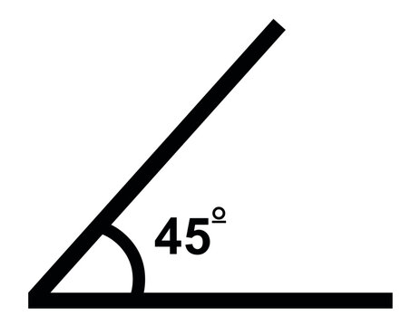 45 degree angle