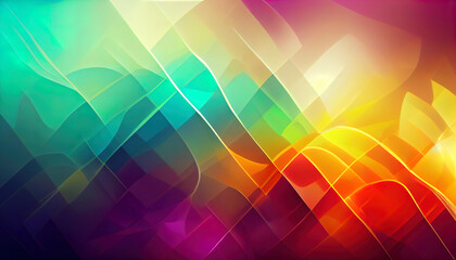 Rainbow Blend Background Layers Abstract. Gradient background design, colorful shapes.