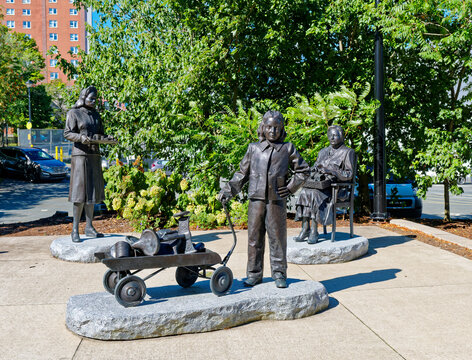 The Volunteers Statue in Halifax