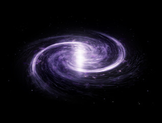 Galaxy with stars. Space and universe. Illustration