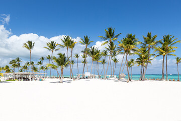 Juanillo beach, Dominican Republic. Luxury travel destination