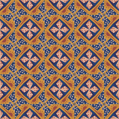 Sun Floral Seamless Pattern Background Garden Nature Plant Art