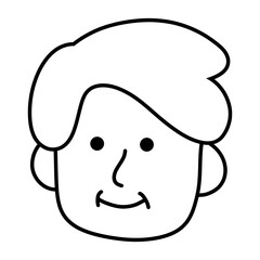  man cartoon character avatar icon