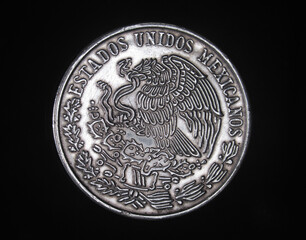 SILVER COIN FROM MEXICO  100 PESOS PURE SILVER 20 GR,  Year 1977
