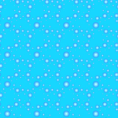 seamless pattern of water drop vector, blue water background