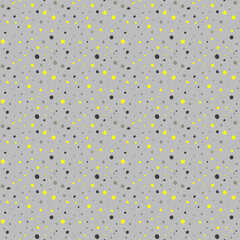 seamless pattern with dots on the gray background