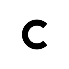 Fototapeta premium Copyright icon vector illustration. copyright sign and symbol