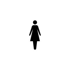 Female icon vector illustration. woman sign and symbol