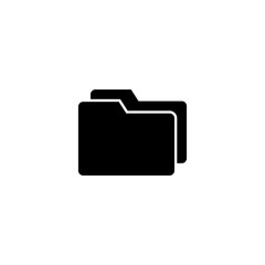 Folder icon vector illustration. folder sign and symbol