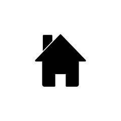 Home icon vector illustration. House sign and symbol