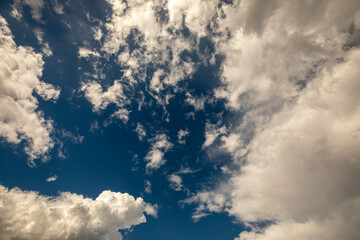 blue sky with clouds