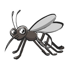mosquito cartoon illustration