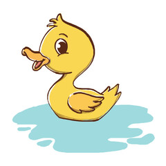 duck animal cartoon