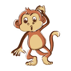 monkey cartoon character