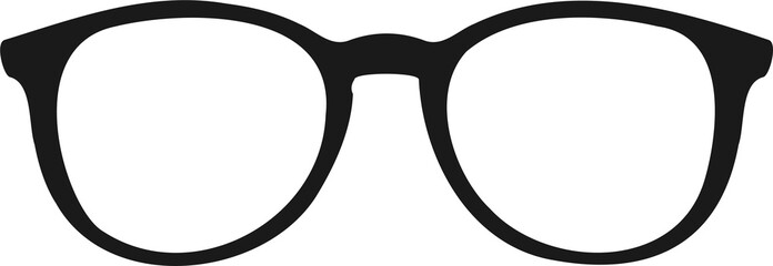 Eyeglass icon. Sunglasses symbol. Goggles sign. Transparent background. Eye glasses in png