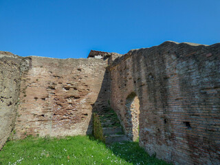 ruins in ostia antica