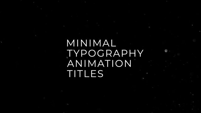 Typography Titles
