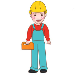 engineer man with tool