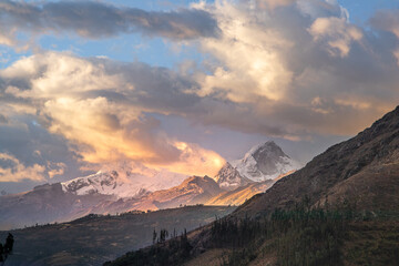 sunset in the mountains, Huascaran