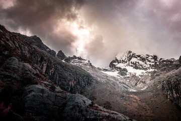 Magic mountain in the Andean