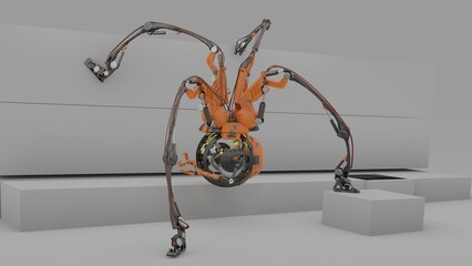 Survey robot mission to explore the stars