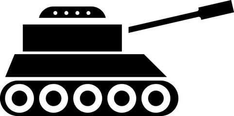 Fototapeta premium Military Tank destroyer icon trendy on white background..eps