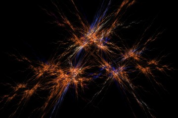 fireworks in the night sky artwork illustration design concepts fractal background art