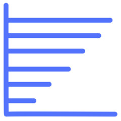 analysis chart data analysis histogram line icon