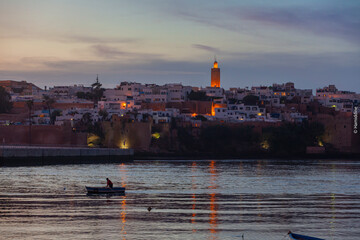 Naklejka premium Magic View from Rabat