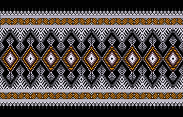 Colorful geometric ethnic pattern. Oriental, western, aztec, tribal traditional. seamless pattern. fabric, tile, background, carpet, wallpaper, clothing, sarong,wrapping, Batik, fabric,Vector pattern.