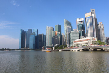 Fototapeta na wymiar Singapore Financial District