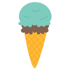 Kawaii summer ice cream