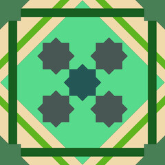 geometric abstract colorful background for tile design.