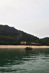 One day tour with traditional Vietnam boat in Cat Ba island. Cat Ba is one of popular tourist attraction beside Ha Long Bay in Vietnam.