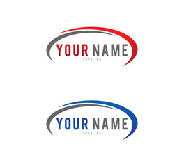 Vector Abstract Swoosh Logo