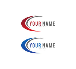 Vector Abstract Swoosh Logo