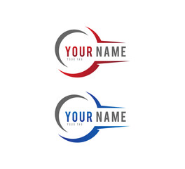 Vector Abstract Swoosh Logo