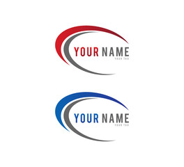 Vector Abstract Swoosh Logo