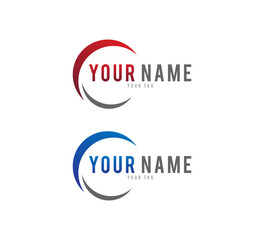 Vector Abstract Swoosh Logo