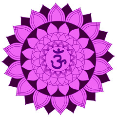 Crown chakra mandala